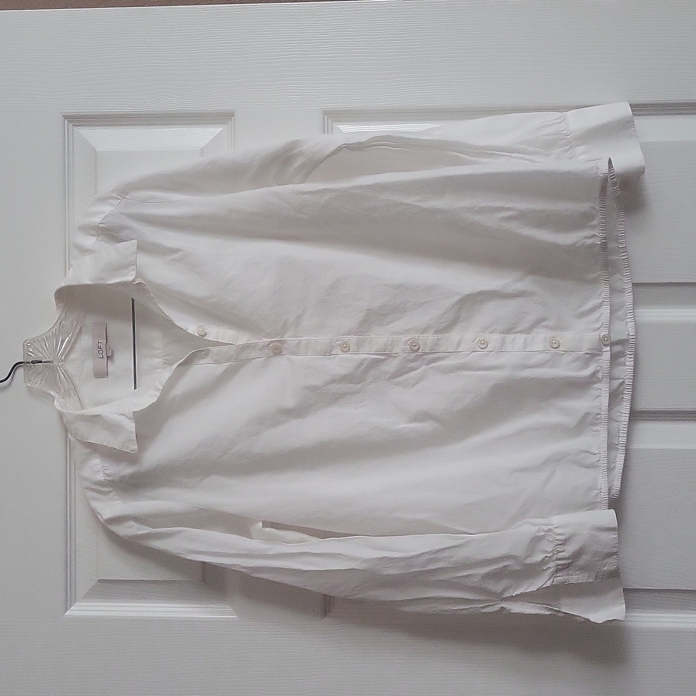Loft button down top